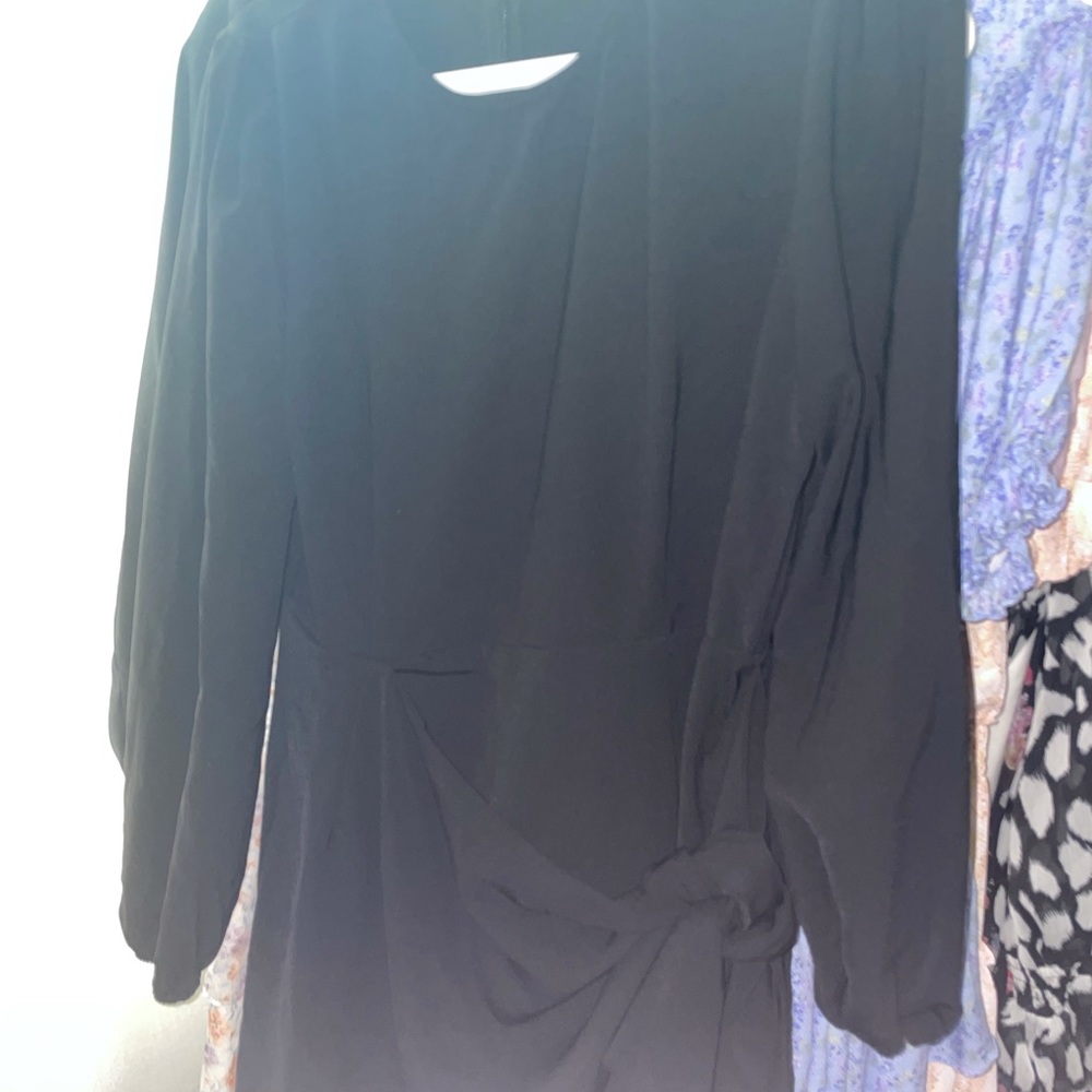 Brand new long-sleeve black dress from Lulu’s!